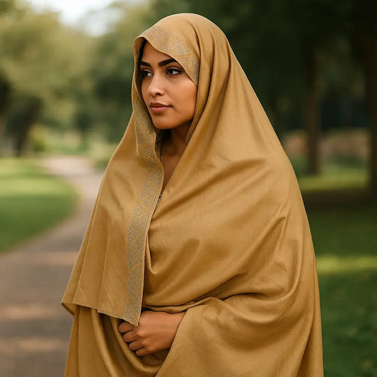 Light Brown Irani Chadar