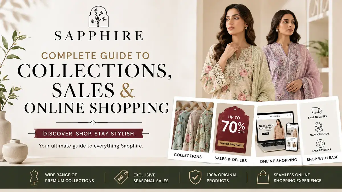 Sapphire Pakistan: Complete Guide to Collections, Sales and Online Shopping 1 Sapphire Pakistan
