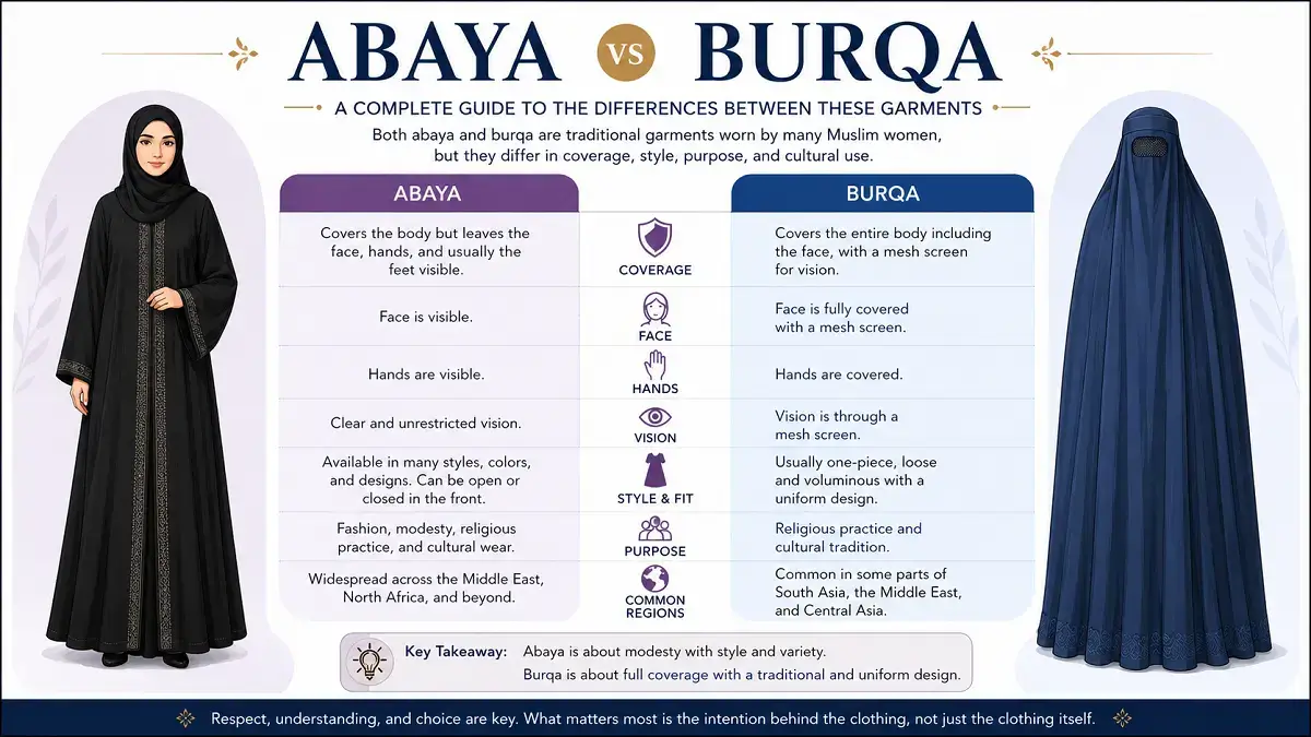 Abaya vs Burqa