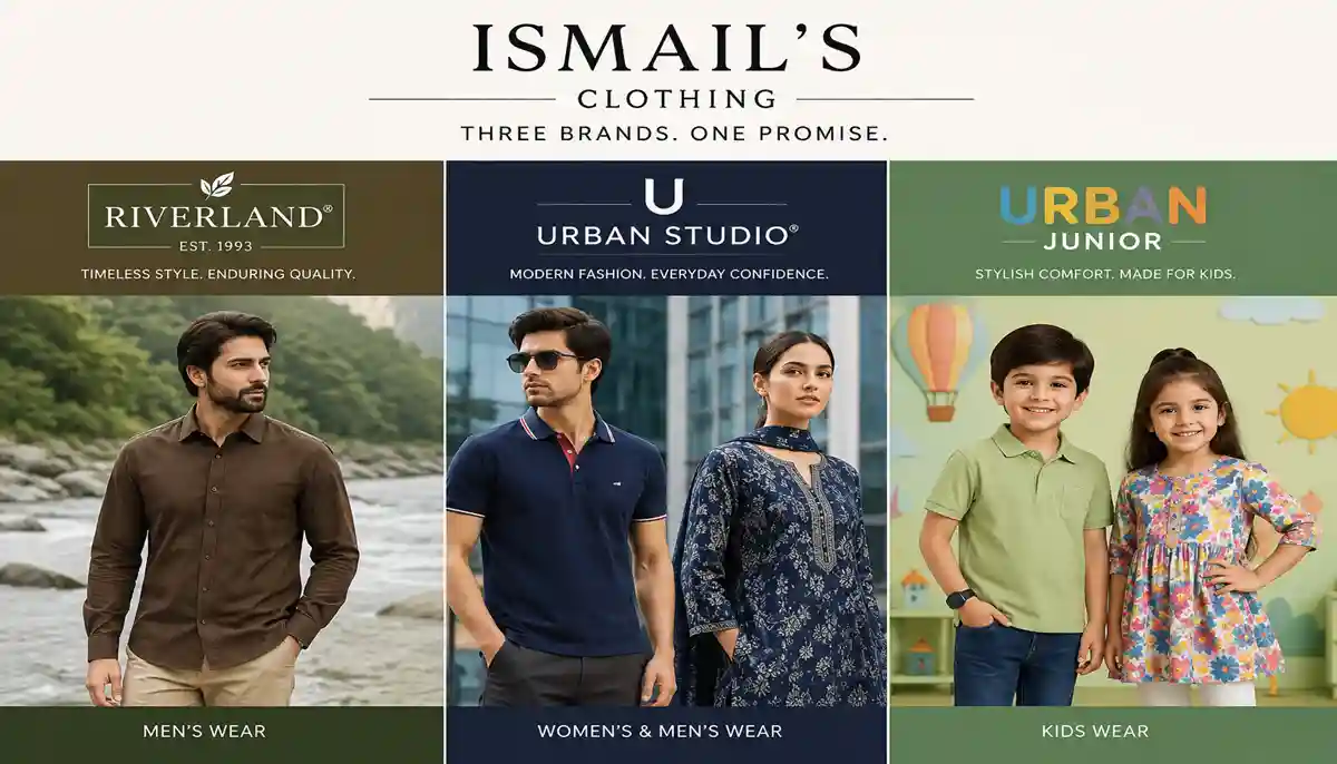 Ismail's Clothing sub-brands Riverland, Urban Studio, Urban Junior
