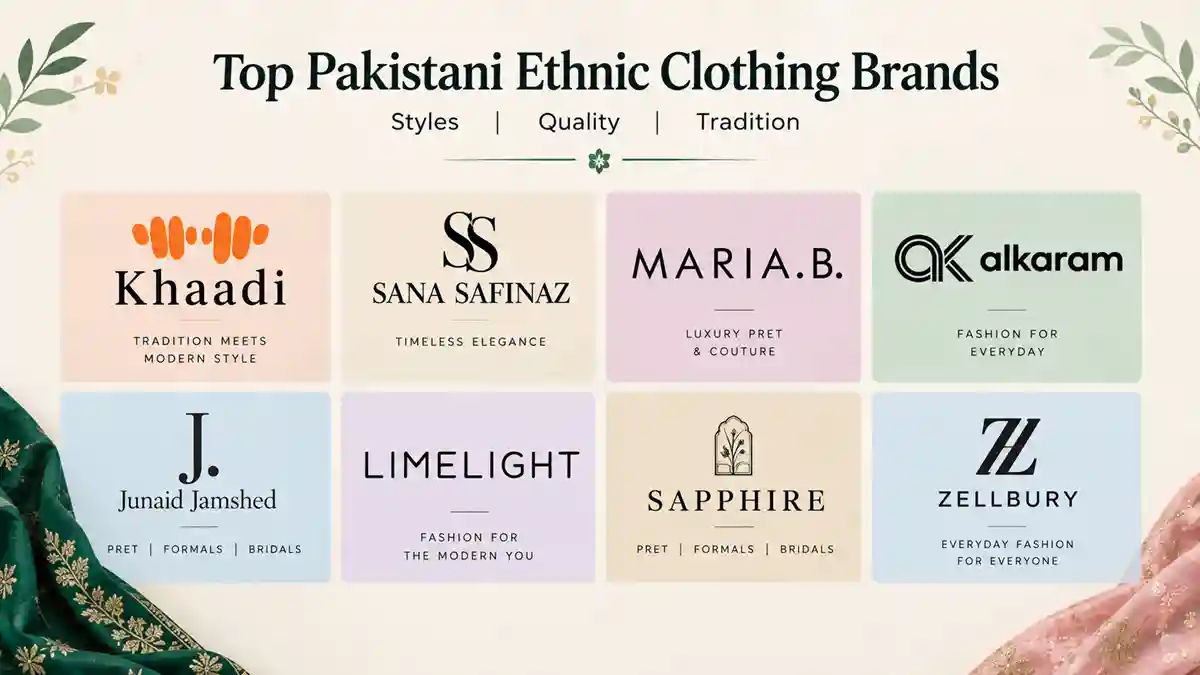 Comparison of top Pakistani ethnic clothing brands