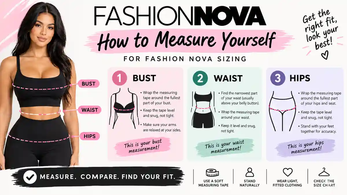 How to measure yourself for Fashion Nova sizing